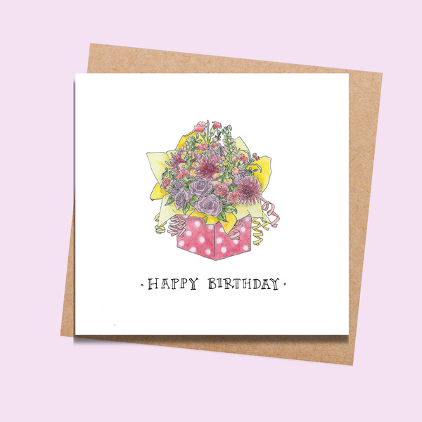 RR34 Birthday Flower Box (6 pack)