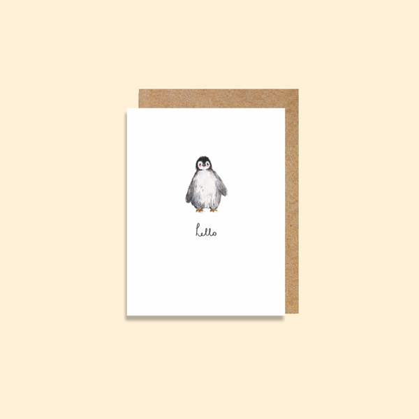 LMDBIJ07 Penguin Hello (6 pack)