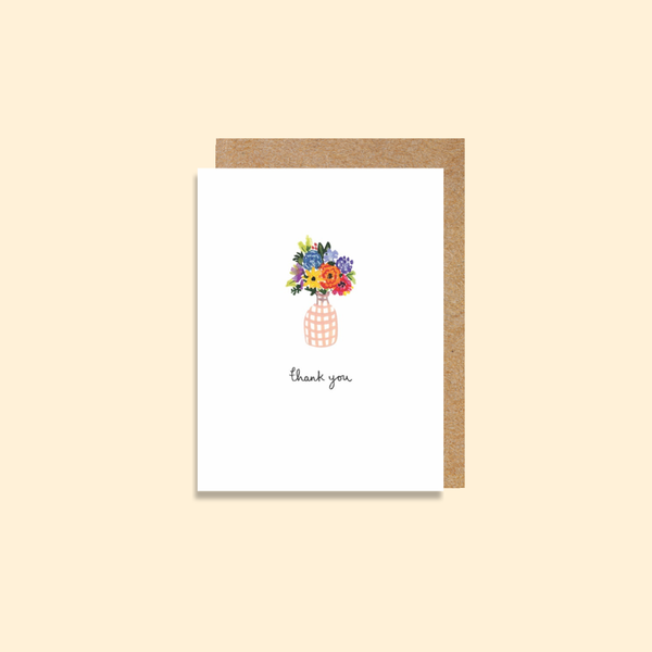 LMDBIJ142 Thank you vase (6 pack)