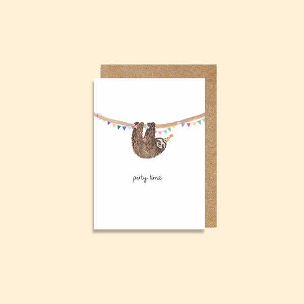 LMDBIJ145 Party Time Sloth (6 pack)
