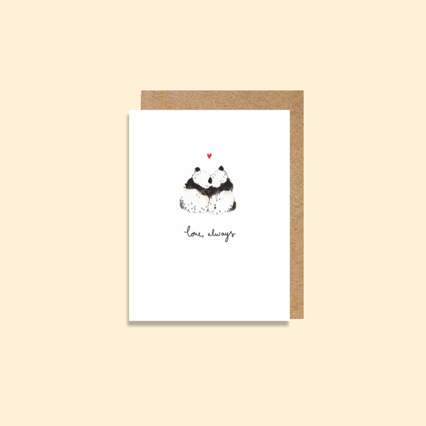LMDBIJ19 Love Always Pandas (6 pack)