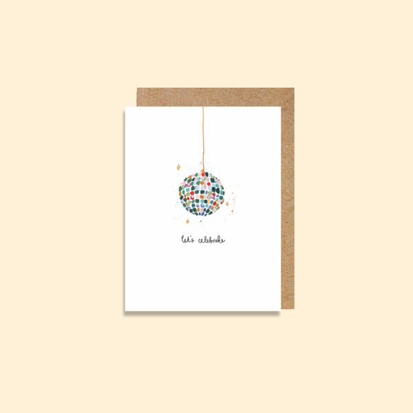LMDBIJ98 Let's celebrate disco ball (6 pack)