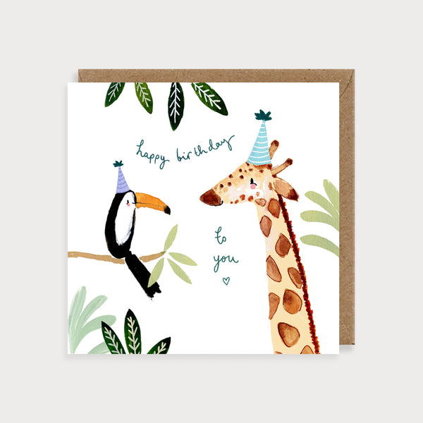 LMDCC11 Toucan & Giraffe Birthday (6 pack)