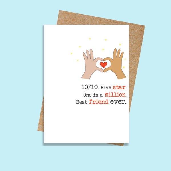 DSWW1194 Best friend ever (6 pack)