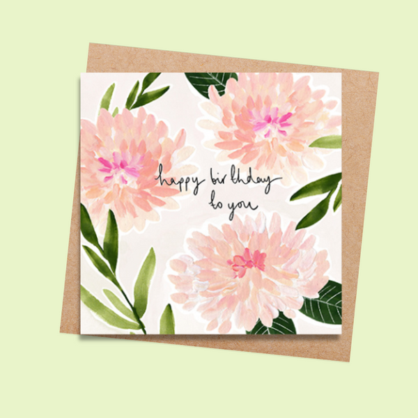 LMDPOS05 Birthday Dahlias (6 pack)