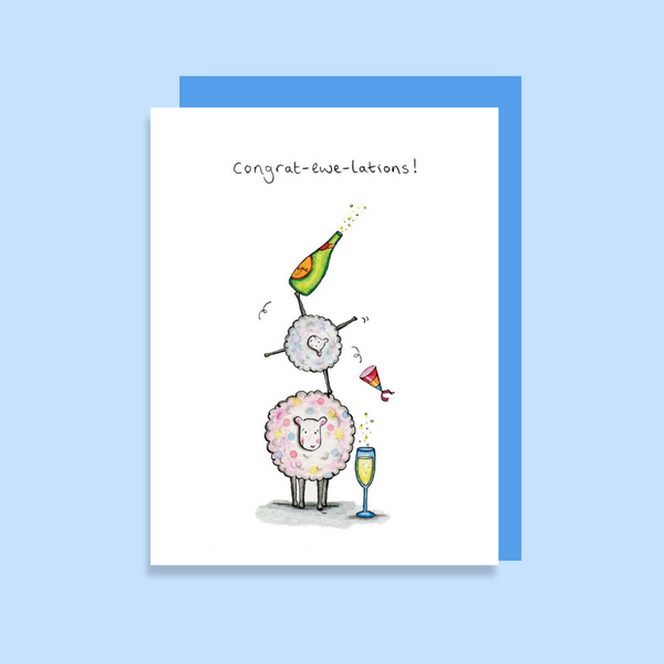 WT266 Congrat-ewe-lations (6 pack)