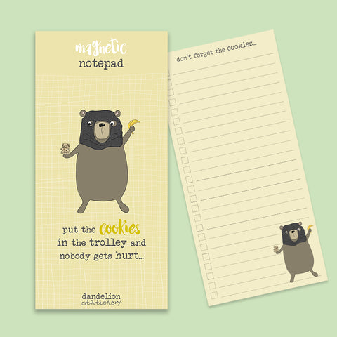 DSMP04 Cookies Magnetic Notepad (3 pack)